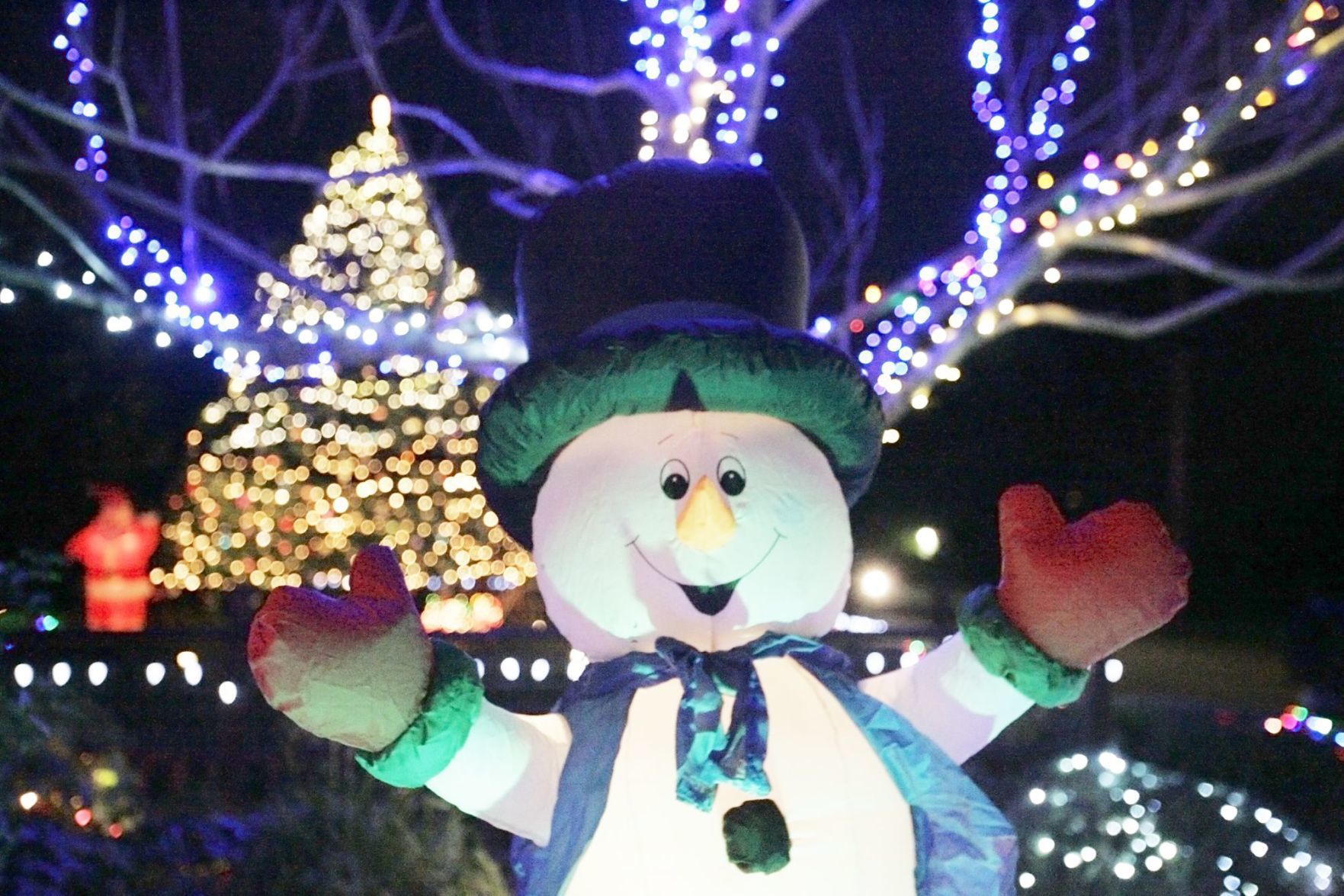 El Centro home lights up the night with Christmas decor